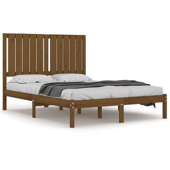 Rám postele medově hnědý masivní dřevo 120×190 cm Small Double, 3104386 (3104386)