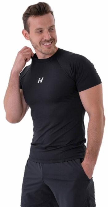 Nebbia Functional Slim-fit Black 2XL Fitness tričko