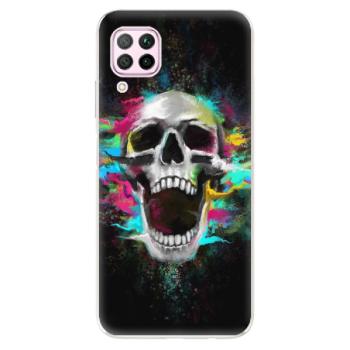 Odolné silikonové pouzdro iSaprio - Skull in Colors - Huawei P40 Lite