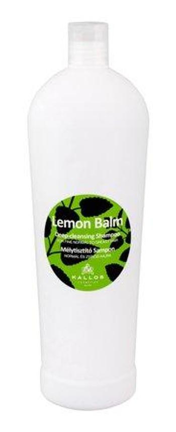 Kallos Hloubkově čistící šampon s výtažky citrónové trávy (Lemon Balm Deep Cleaning Shampoo) 1000 ml, 1000ml