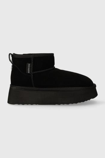 Semišové sněhule Steve Madden Campfire černá barva, SM11002737