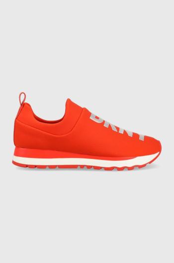 Sneakers boty Dkny JADYN oranžová barva