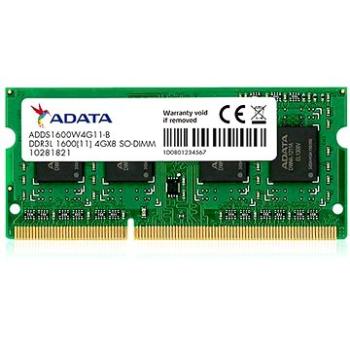 ADATA SO-DIMM 8GB DDR3L 1600MHz CL11 (ADDS1600W8G11-S)