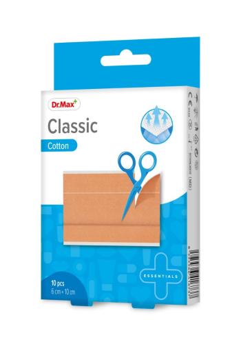 Dr.Max Classic Cotton 6 cm x 10 cm náplast 10 ks