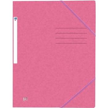 OXFORD desky A4 s gumičkou, růžové (400116351)
