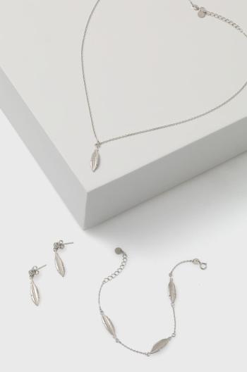 Stříbrný náhrdelník, náramek a náušnice Answear Lab