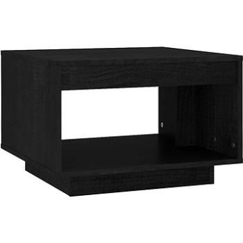 SHUMEE Konferenční stolek černý 50 × 50 × 33,5 cm masivní borovice, 808507 (808507)