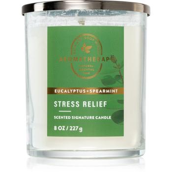 Bath & Body Works Eucalyptus Spearmint vonná svíčka Stress Relief 227 g