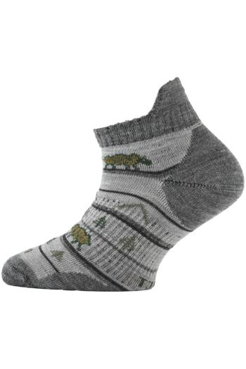 Lasting dětské merino ponožky TJM šedé Velikost: (29-33) XS ponožky