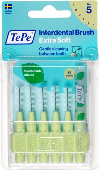 TePe Mezizubní kartáčky Extra Soft pastelově zelené 0,8 mm 6 ks