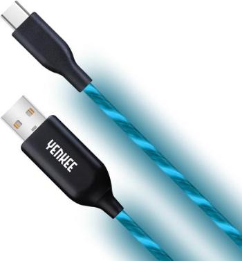 YENKEE YCU 341 BE LED USB C kabel / 1m