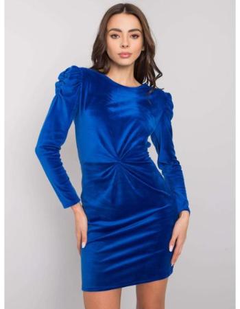 Dámské šaty s dlouhým rukávem Ellara RUE PARIS tmavě modré 