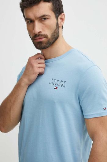 Bavlněné tričko Tommy Hilfiger zelená barva, UM0UM02916