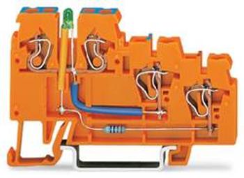 Svorka pro iniciační prvky WAGO 270-564/281-483, pružinová svorka, 5 mm, oranžová, 10 ks