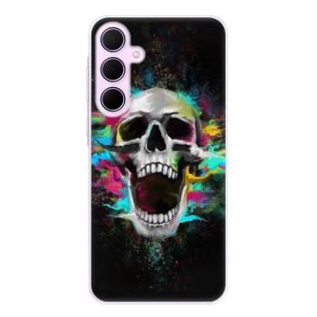 Odolné silikonové pouzdro iSaprio - Skull in Colors - Samsung Galaxy A55 5G