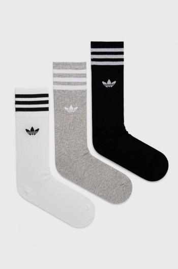 Ponožky adidas Originals (3-pack) HC9558 bílá barva