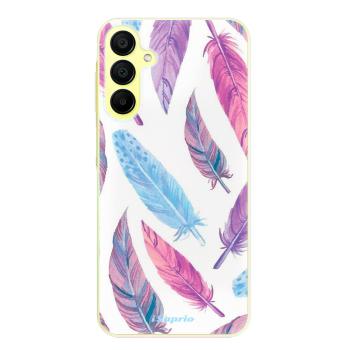 Odolné silikonové pouzdro iSaprio - Feather Pattern 10 - Samsung Galaxy A15 / A15 5G