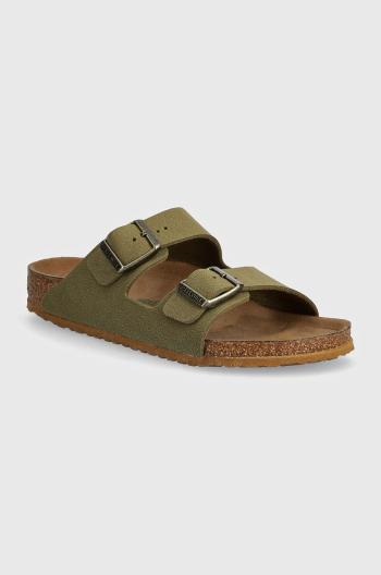 Dětské pantofle Birkenstock Arizona zelená barva, 1027829