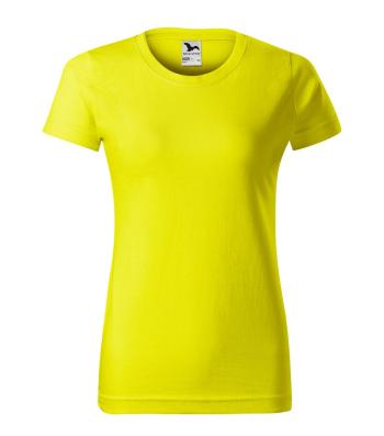 MALFINI Dámské tričko Basic - Citrónová | S