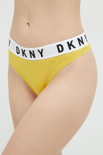 Tanga Dkny žlutá barva