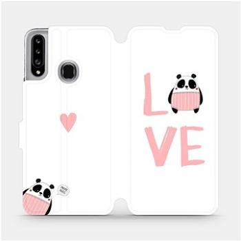 Flipové pouzdro na mobil Samsung Galaxy A20S - MH09S Panda LOVE (5903516398591)