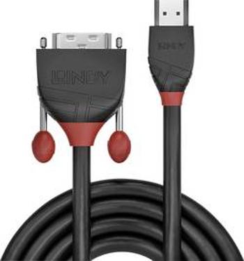 HDMI / DVI kabel LINDY [1x HDMI zástrčka - 1x DVI zástrčka 18+1pólová] černá 5.00 m