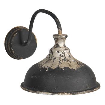 Černá nástěnná retro lampa s patinou - 40*27*25 cm E14/max 1*25W 5LMP296