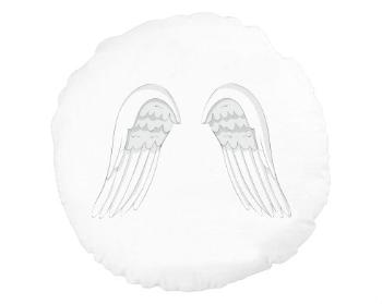 Kulatý polštář Andělská křídla