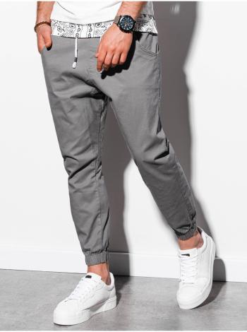 Pánské jogger kalhoty P885 - šedá