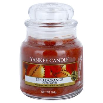 Yankee Candle Spiced Orange vonná svíčka Classic střední 104 g