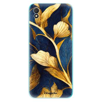 Odolné silikonové pouzdro iSaprio - Gold Leaves - Xiaomi Redmi 9A