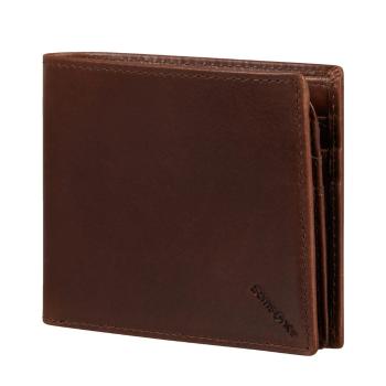 Samsonite Pánská kožená peněženka Veggy 049 - hnědá