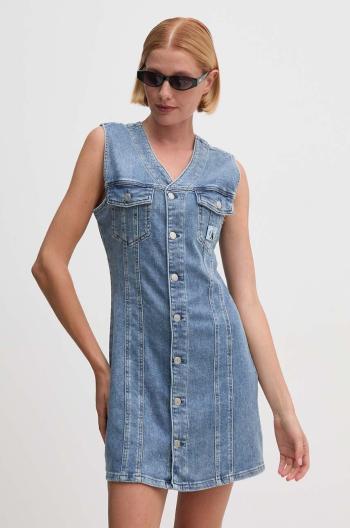 Džínové šaty Calvin Klein Jeans mini, J20J223712