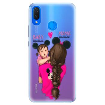 Silikonové pouzdro iSaprio - Mama Mouse Brunette and Girl - Huawei Nova 3i