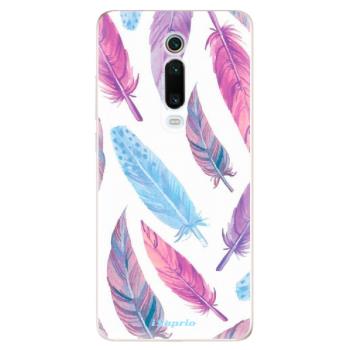 Odolné silikonové pouzdro iSaprio - Feather Pattern 10 - Xiaomi Mi 9T Pro