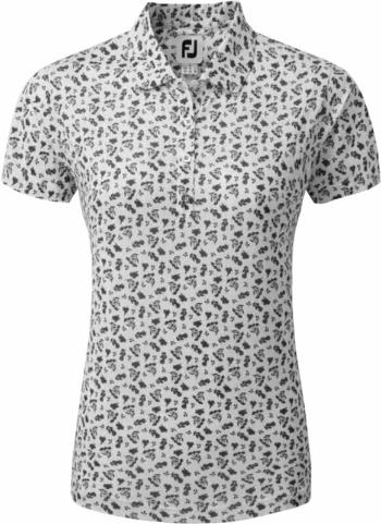 Footjoy Floral Print Womens Black S Polo košile