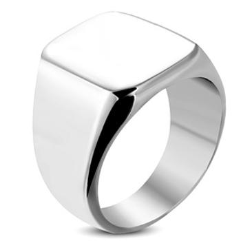 Šperky4U Pečetní ocelový prsten, vel. 55 - velikost 55 - OPR1601-55