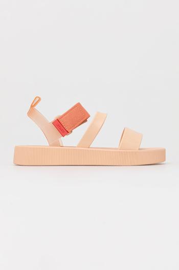 Sandály Zaxy dámské, oranžová barva