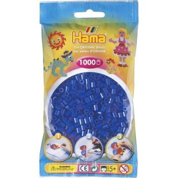 Hama H207-36 Neonové modré korálky 1000 ks Midi