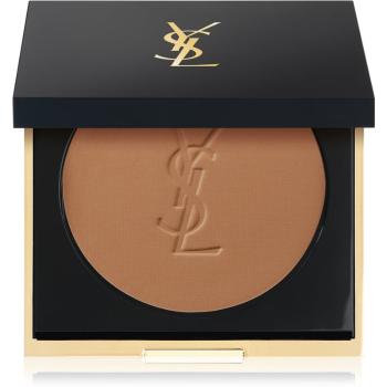 Yves Saint Laurent Encre de Peau All Hours Setting Powder kompaktní pudr pro matný vzhled odstín B70 Mocha 8.5 g