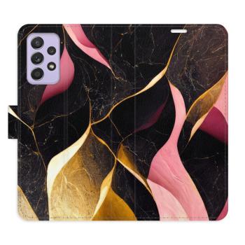 Flipové pouzdro iSaprio - Gold Pink Marble 02 - Samsung Galaxy A52 / A52 5G / A52s