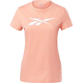 Reebok TRAINING ESSENTIALS VECTOR GRAPHIC TEE Dámské triko, lososová, velikost S