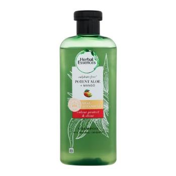 Herbal Essences Potent Aloe + Mango Colour Protect & Shine Shampoo 380 ml šampon pro ženy na barvené vlasy