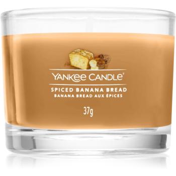 Yankee Candle Spiced Banana Bread votivní svíčka Signature 37 g