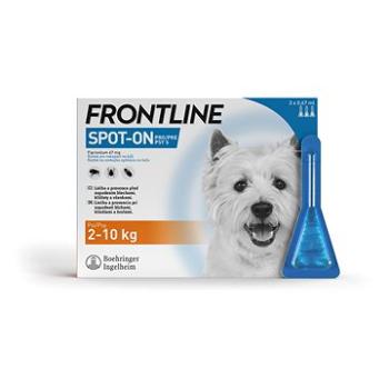 Frontline spot-on pro psy S (2 -10 kg) 3 × 0,67 ml (3661103073680)