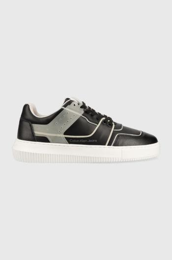 Sneakers boty Calvin Klein Jeans Chunky Cupsole Laceup Low černá barva