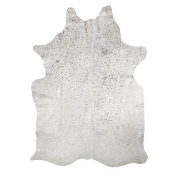 Stříbrno-šedý koberec hovězí kůže Bos Taurus - 250*180*0,3cm ESVKKZV