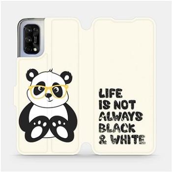 Flipové pouzdro na mobil Realme 7 5G - M041S Panda - life is not always black and white (5903516610860)