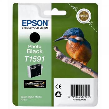 EPSON T1591 (C13T15914010) - originální cartridge, fotočerná, 17ml