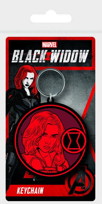 Klíčenka gumová Marvel - Black Widow